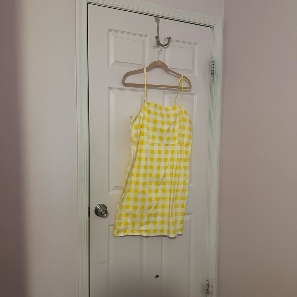 NWT Yellow💛 Gingham dress
